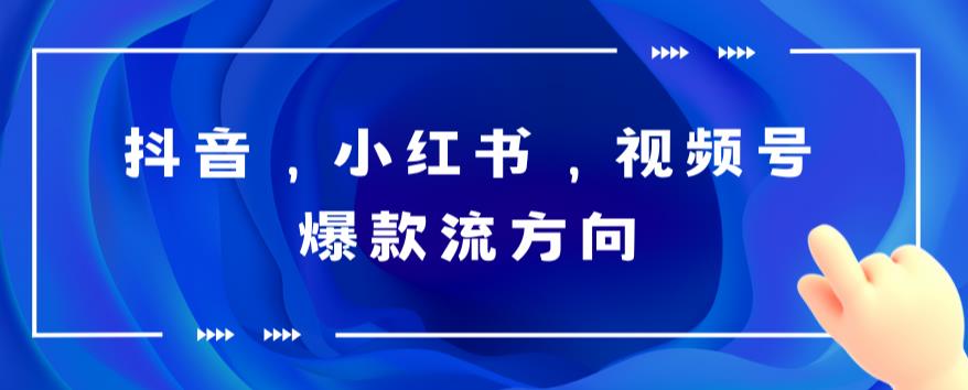 抖音，小红书，视频号爆款流视频制作，简单制作掌握流量密码-云创网