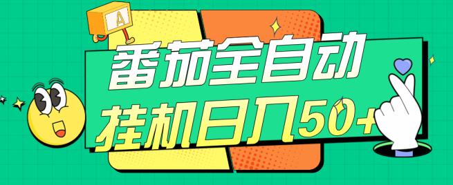 番茄全自动挂机日入50+，软件全自动，多号破百【揭秘】-云创网