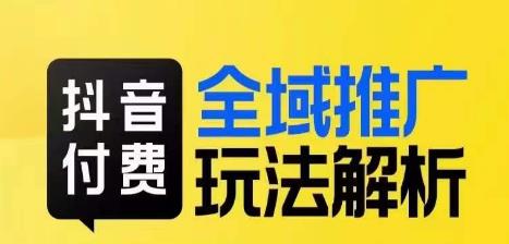 抖音付费全域推广玩法解析，抓住平台红利，小付费撬动大流量-云创网