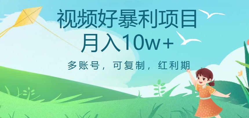 视频号暴利项目，多账号，可复制，红利期，月入10w+【揭秘】-云创网